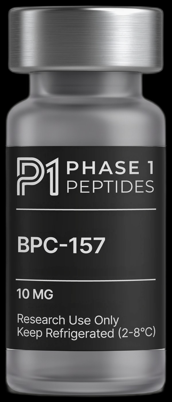 Phase 1 BPC-157 10 MG black-label vial